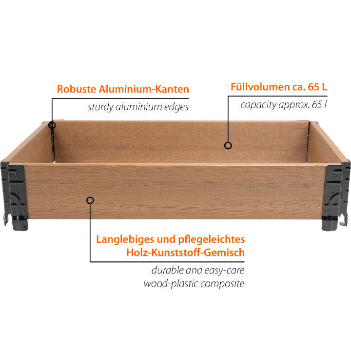 dobar Pflanzbeet-Umrandung aus WPC